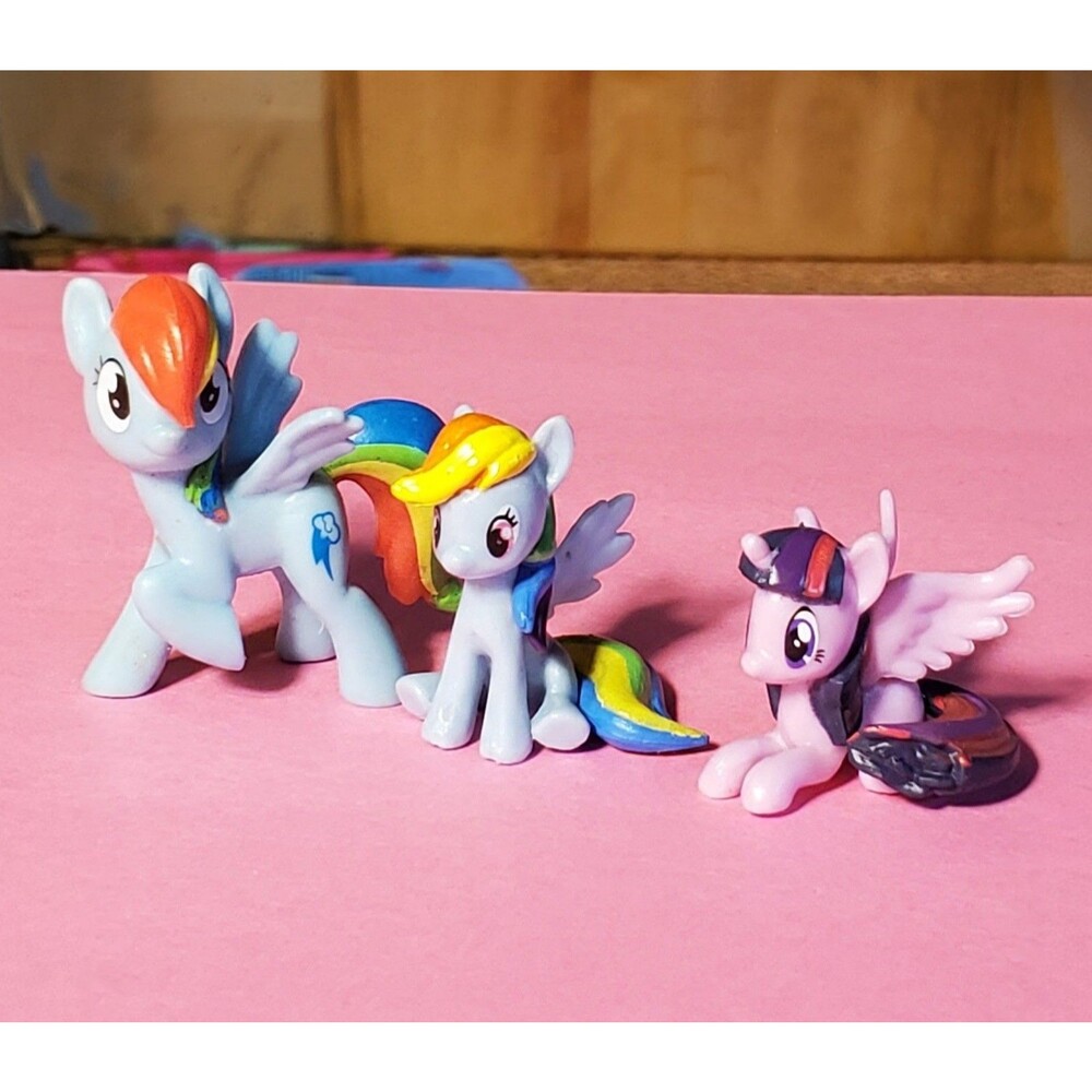 My Little Pony Rainbow Dash & Twilight Sparkle Figures 3 piece